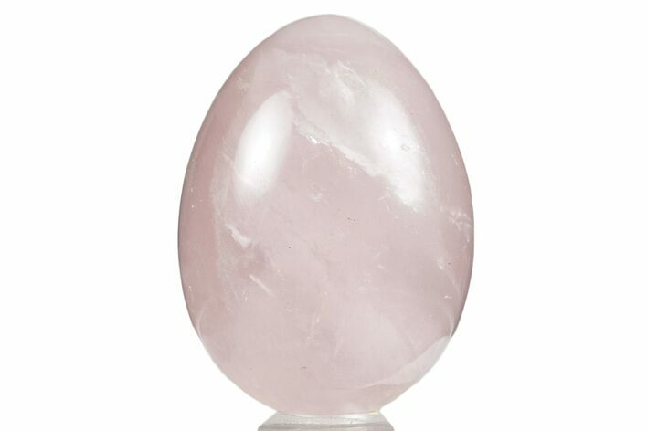 Polished Rose Quartz Egg - South Dakota #356254